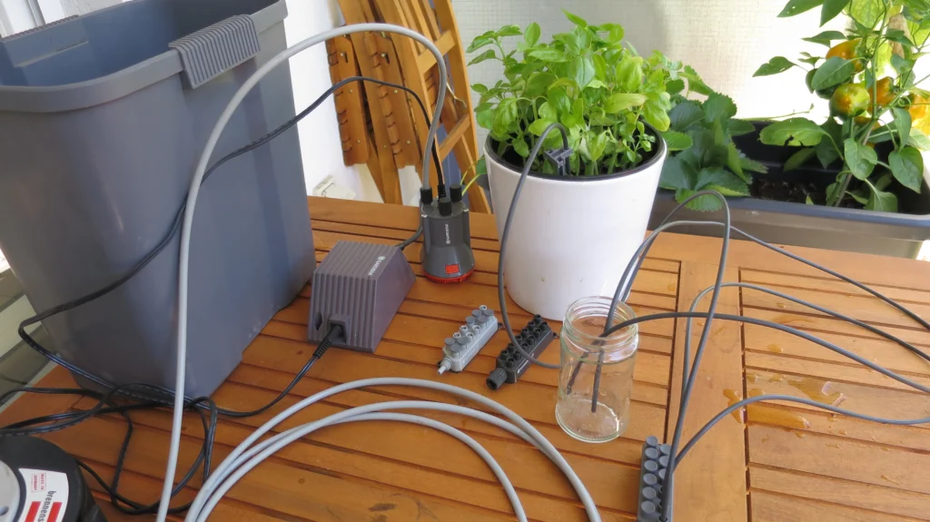 Urlaubsbewässerung von Gardena für den Balkon