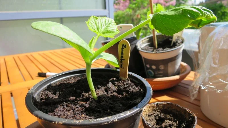 Zucchini aus Samen anziehen