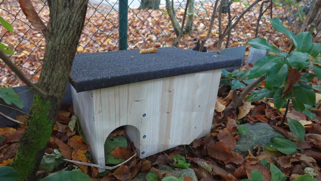 Ein Igelhaus selber bauen